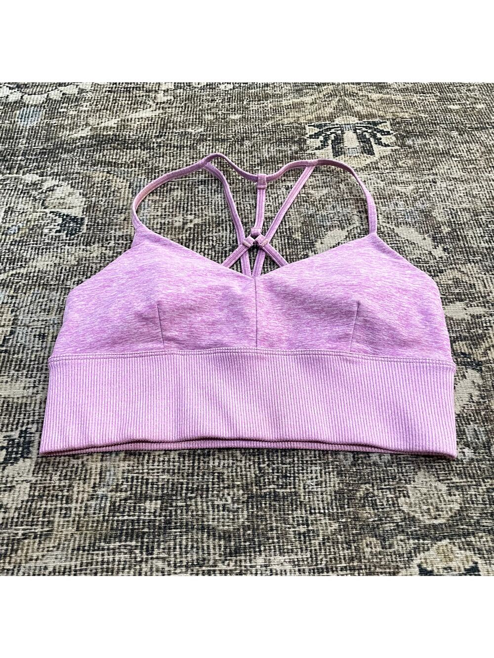 Alo Yoga Lavish Sports Bra Purple Women's Size Small